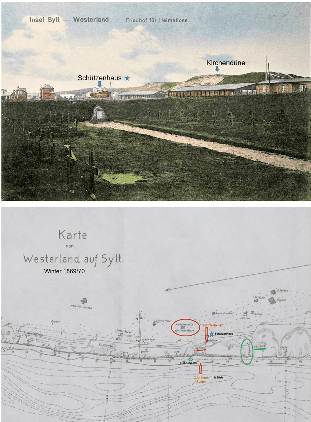 070 Bild zum Thema Burchardian Flut 1634 Kirchen Düne 31.10.2021 A