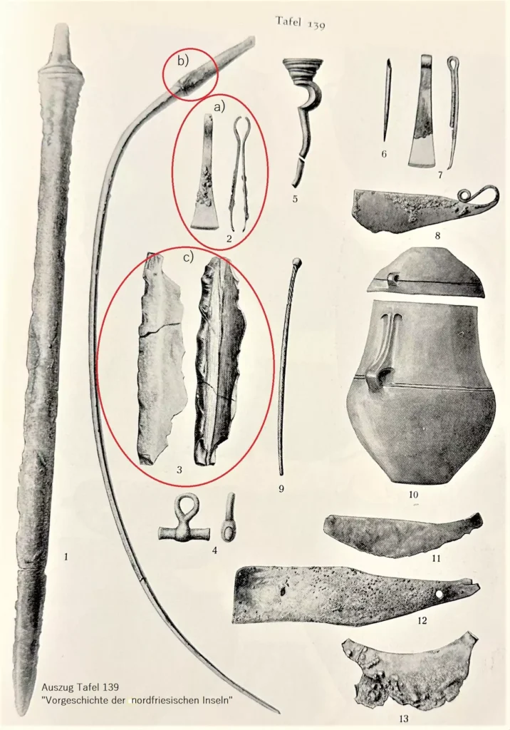 Fundstelle Flintsteinbohrer auf Sylt